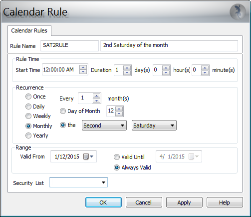 Using Calendars to Notify When an Event Fails to Occur · Customer Portal