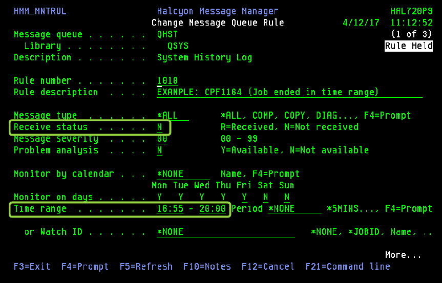 Monitoring QHST For CPF1164 · Customer Portal